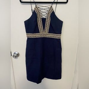 Lilly Pulitzer Navy Trista shift dress size 6